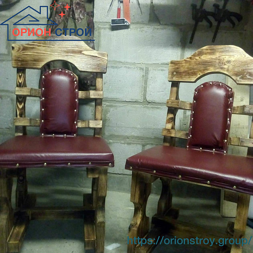 Изготовление деревянных стульев в мягкой обивкой