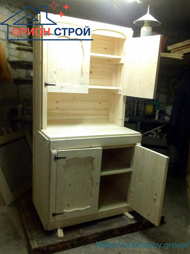 Процесс изготовления деревянного шкафа